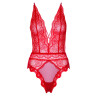 DARING Intimates Body Deep-V Lace Rouge